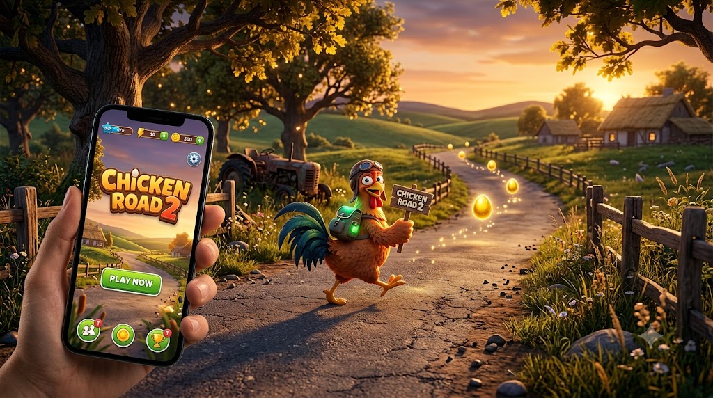 Interfaz principal del juego Chicken Road 2 en versión de escritorio